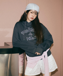 MAISON DE ROLA STRING HOODIE DEEP GRAY