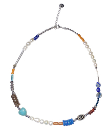 RUNDS（ランディエス）の「マルチジェムストーンネックレス001（ネックレス）」