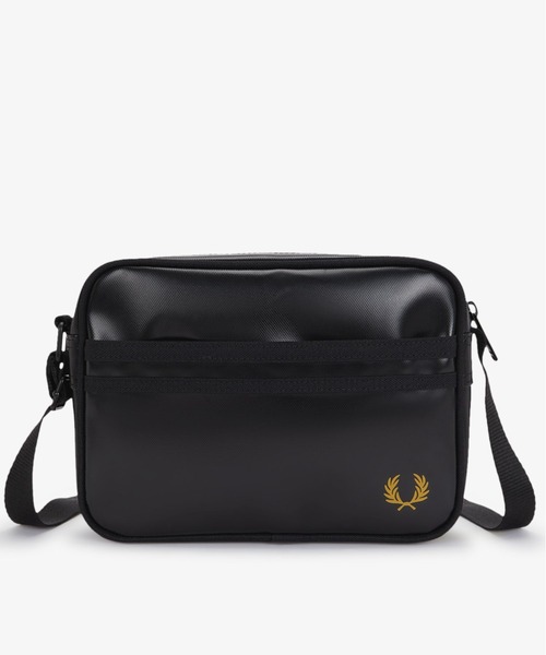 FRED PERRY(フレッドペリー)の「Tonal Classic Mini Shoulder Bag/トーナルクラシックミニショルダーバッグ(ショルダーバッグ・メンズ・ブラック・ONE SIZE)」の4枚目の写真
