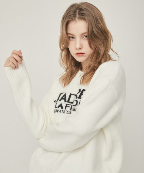 LARTIGENT(ラーティゼン)の「LTG6 FICTION KNIT(IVORY)(ニット/セーター・レディース・その他・FREE)」の3枚目の写真