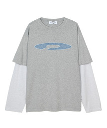 FDR（エフディーアール）の「Double Layer Applique Long Sleeve_4 Color（Tシャツ/カットソー）」