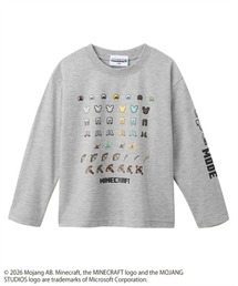QUNTSTYLE（キュントスタイル）の「大人気！再入荷【MINECRAFT】長袖プリントTシャツ（Tシャツ/カットソー）」