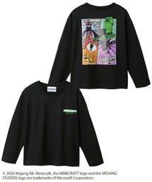 QUNTSTYLE（キュントスタイル）の「大人気！再入荷【MINECRAFT】長袖プリントTシャツ（Tシャツ/カットソー）」