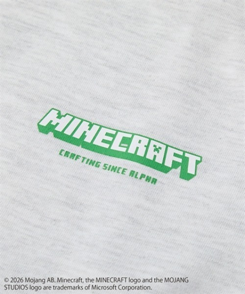 QUNTSTYLE(キュントスタイル)の「【MINECRAFT】長袖プリントTシャツ(Tシャツ/カットソー・キッズ・ブラック/グレー/オートミール/ブラック系・110/120/130/140/150/160)」の10枚目の写真