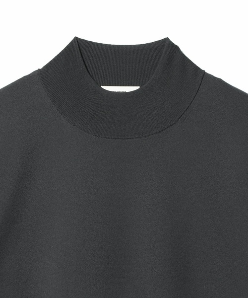 ESTNATION(エストネーション)の「ESTNATION / コットンポリエステル モックネックニット(ニット/セーター・メンズ・ブラック/チャコールグレー・LARGE/MEDIUM)」の8枚目の写真