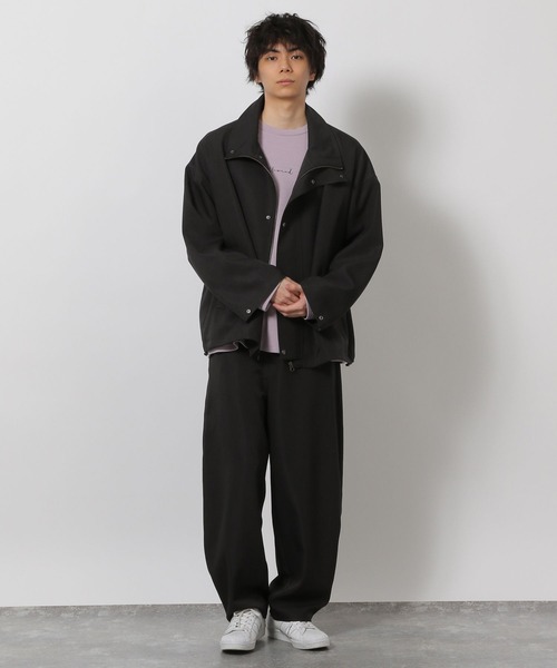 LAKOLE(ラコレ)の「<セットアップ可>ツイルバレルレッグパンツ / 638219(その他パンツ・メンズ・ブラック/ネイビー/ベージュ・LARGE/MEDIUM)」の6枚目の写真