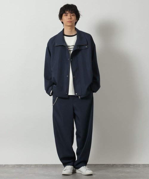 LAKOLE(ラコレ)の「<セットアップ可>ツイルバレルレッグパンツ / 638219(その他パンツ・メンズ・ブラック/ネイビー/ベージュ・LARGE/MEDIUM)」の14枚目の写真