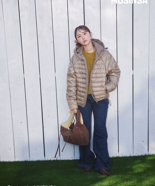 mur（ミュール）の「Reversible Polar Hobo Bag(5color)（ショルダーバッグ・レディース・イエロー系/ブラウン系その他2/グレー系その他2/ブラック系/ベージュ系・FREE）」の15枚目の写真