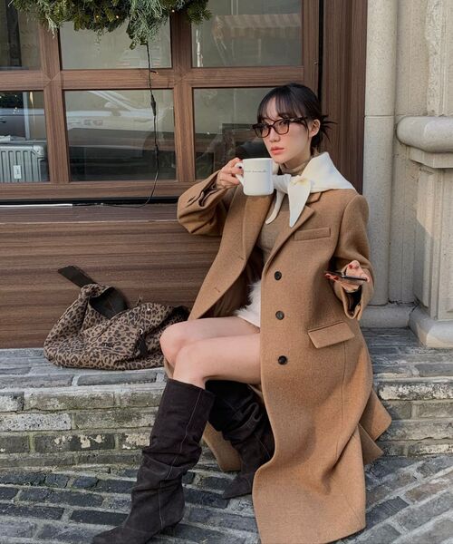 mur（ミュール）の「Reversible Polar Hobo Bag(5color)（ショルダーバッグ・レディース・イエロー系/ブラウン系その他2/グレー系その他2/ブラック系/ベージュ系・FREE）」の22枚目の写真