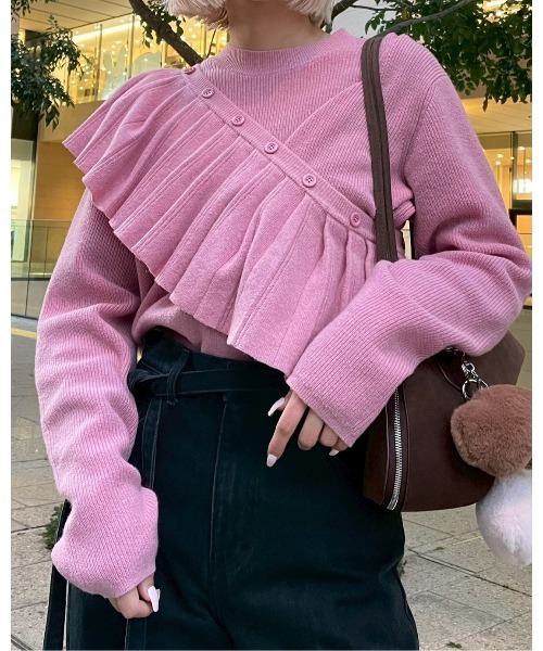 LE CIEL BLEU（ルシェルブルー）｜ニット/セーター（ピンク系）一覧 - WEAR