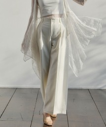 anuans ホワイトmサイズ anuans｜アニュアンスのパンツ（ホワイト/白色系）通販 - ZOZOTOWN