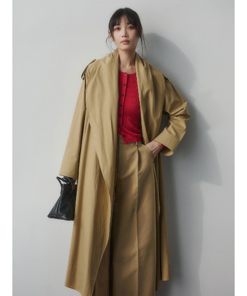 anuans（アニュアンス）の「コットンクロスワイドパンツ（その他パンツ・レディース・アイボリー/ベージュ/ネイビー・S/M）」の19枚目の写真