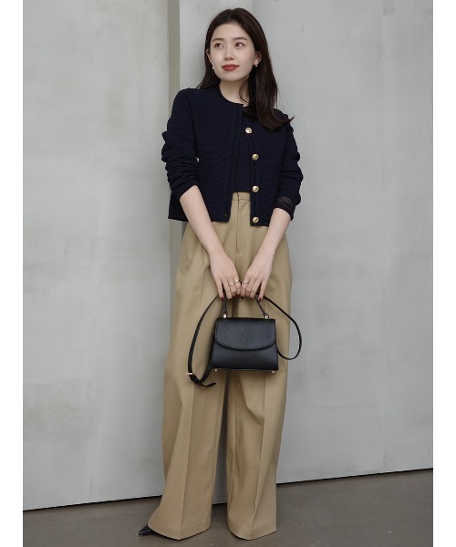 コットンクロスワイドパンツ（その他パンツ）｜anuans（アニュアンス