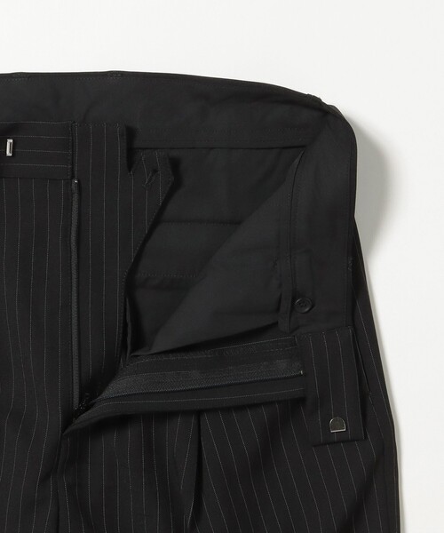 BEAMS HEART（ビームスハート）の「2タック ワイドストレート スラックス（チノパンツ・メンズ・ダークブラウン/ブラック・MEDIUM/LARGE/SMALL）」の12枚目の写真