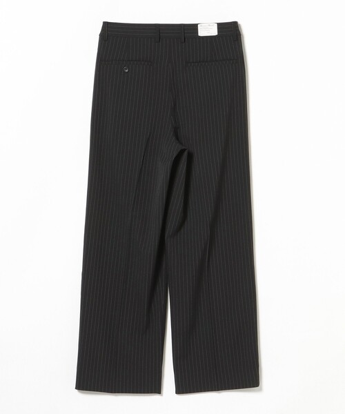 BEAMS HEART（ビームスハート）の「2タック ワイドストレート スラックス（チノパンツ・メンズ・ダークブラウン/ブラック・MEDIUM/LARGE/SMALL）」の11枚目の写真