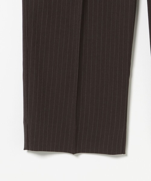 BEAMS HEART（ビームスハート）の「2タック ワイドストレート スラックス（チノパンツ・メンズ・ダークブラウン/ブラック・MEDIUM/LARGE/SMALL）」の6枚目の写真
