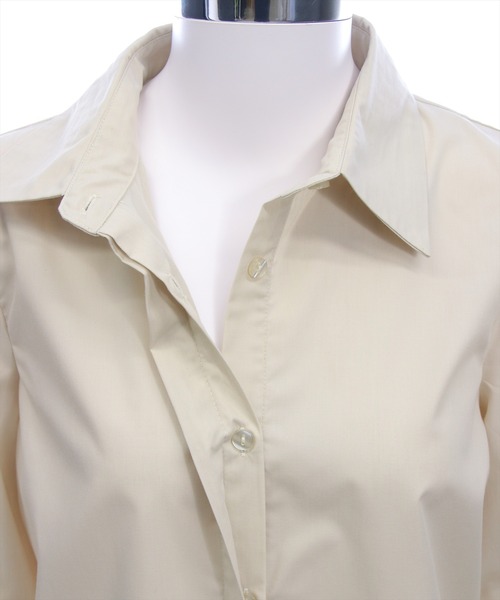 clear（クリア）の「レギュラーヒヨクブラウス[オフィスカジュアル 着回し抜群 大人]（シャツ/ブラウス・レディース・グレイッシュベージュ/サックスブルー/オフホワイト・F）」の15枚目の写真