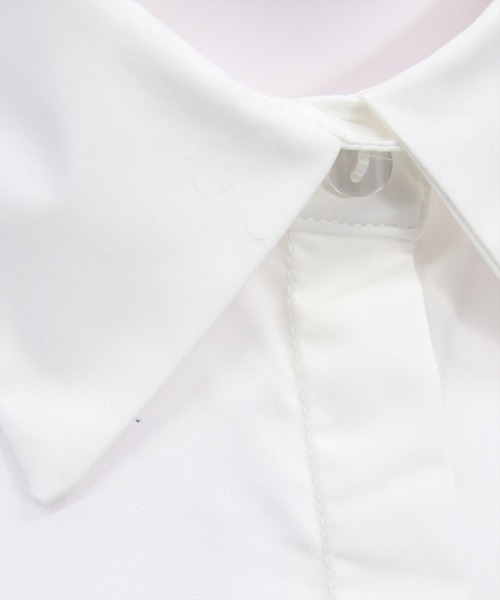 clear（クリア）の「レギュラーヒヨクブラウス[オフィスカジュアル 着回し抜群 大人]（シャツ/ブラウス・レディース・グレイッシュベージュ/サックスブルー/オフホワイト・F）」の19枚目の写真