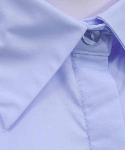 clear（クリア）の「レギュラーヒヨクブラウス[オフィスカジュアル 着回し抜群 大人]（シャツ/ブラウス・レディース・グレイッシュベージュ/サックスブルー/オフホワイト・F）」の18枚目の写真