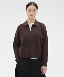 MARGARET HOWELL | FINE WOOL MILANO RIB(カーディガン/ボレロ)