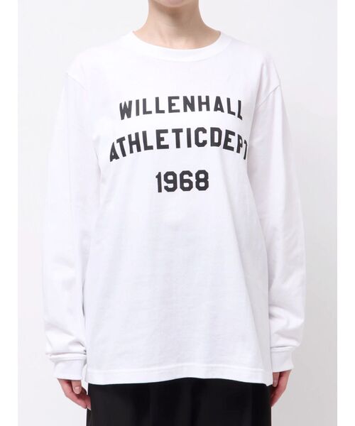 ELENDEEK（エレンディーク）の「WAロングスリーブTシャツ（Tシャツ/カットソー・レディース・オフホワイト/ブラック・FREE）」の4枚目の写真