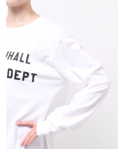 ELENDEEK（エレンディーク）の「WAロングスリーブTシャツ（Tシャツ/カットソー・レディース・オフホワイト/ブラック・FREE）」の8枚目の写真