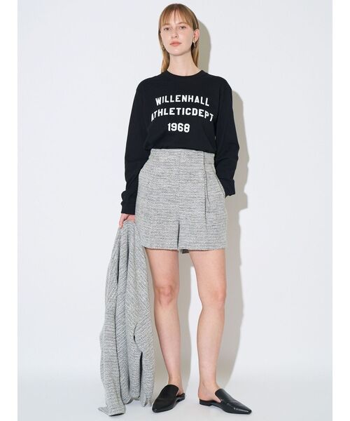 ELENDEEK（エレンディーク）の「WAロングスリーブTシャツ（Tシャツ/カットソー・レディース・ブラック/オフホワイト・FREE）」の19枚目の写真