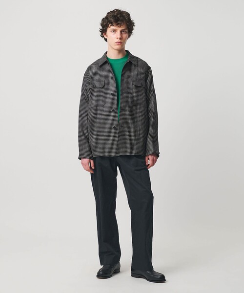 UNITED ARROWS（ユナイテッドアローズ）の「ラミーブレンド 2プリーツ ニドムチノ 「SLOW &　」（チノパンツ・メンズ・ナチュラル/ブラック・L/M/S）」の11枚目の写真