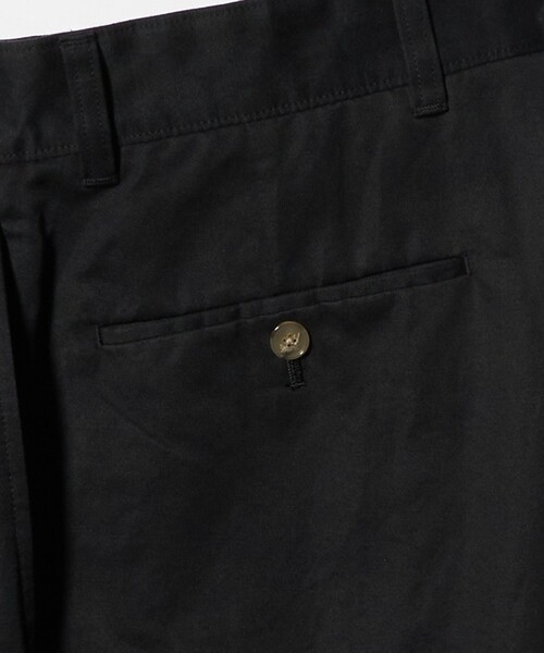 UNITED ARROWS（ユナイテッドアローズ）の「ラミーブレンド 2プリーツ ニドムチノ 「SLOW &　」（チノパンツ・メンズ・ナチュラル/ブラック・L/M/S）」の22枚目の写真