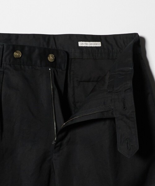 UNITED ARROWS(ユナイテッドアローズ)の「ラミーブレンド 2プリーツ ニドムチノ 「SLOW & 」(チノパンツ・メンズ・ナチュラル/ブラック・L/M/S)」の7枚目の写真