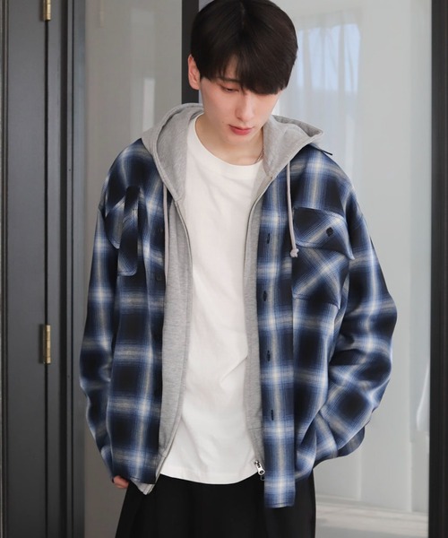 WEGO（ウィゴー）の「WEGO/【26年春新作】オンブレチェックシャツ（シャツ/ブラウス・メンズ・その他5/その他2/その他4/その他1/その他6/その他3・MEDIUM/LARGE/SMALL）」の5枚目の写真