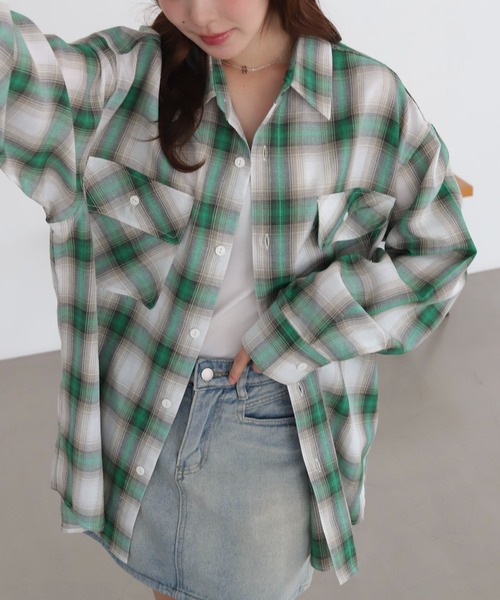 WEGO（ウィゴー）の「WEGO/【26年春新作】オンブレチェックシャツ（シャツ/ブラウス・メンズ・その他5/その他2/その他4/その他1/その他6/その他3・MEDIUM/LARGE/SMALL）」の6枚目の写真