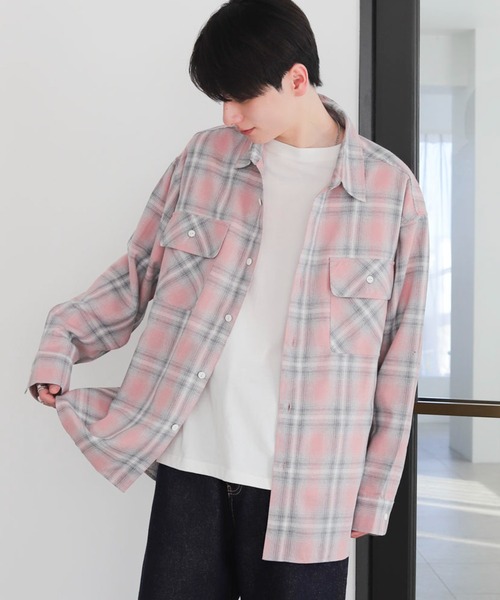 WEGO（ウィゴー）の「WEGO/【26年春新作】オンブレチェックシャツ（シャツ/ブラウス・メンズ・その他5/その他2/その他4/その他1/その他6/その他3・MEDIUM/LARGE/SMALL）」の13枚目の写真