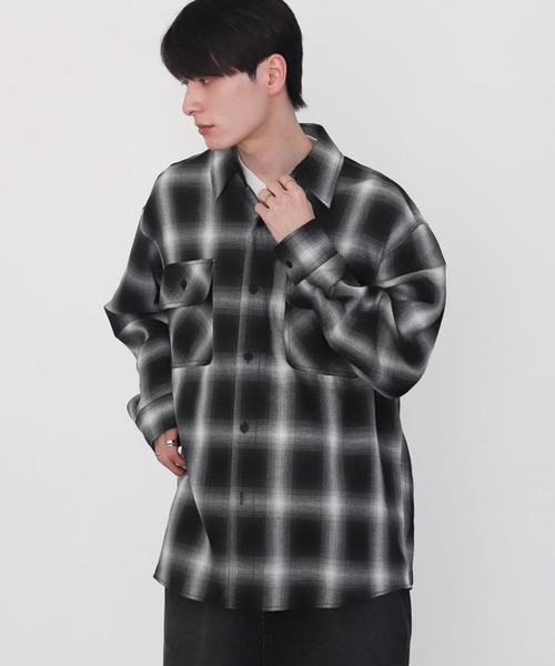 WEGO（ウィゴー）の「WEGO/【26年春新作】オンブレチェックシャツ（シャツ/ブラウス・メンズ・その他5/その他2/その他4/その他1/その他6/その他3・MEDIUM/LARGE/SMALL）」の9枚目の写真