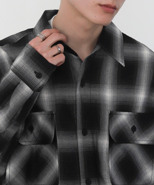 WEGO（ウィゴー）の「WEGO/【26年春新作】オンブレチェックシャツ（シャツ/ブラウス・メンズ・その他5/その他2/その他4/その他1/その他6/その他3・MEDIUM/LARGE/SMALL）」の18枚目の写真