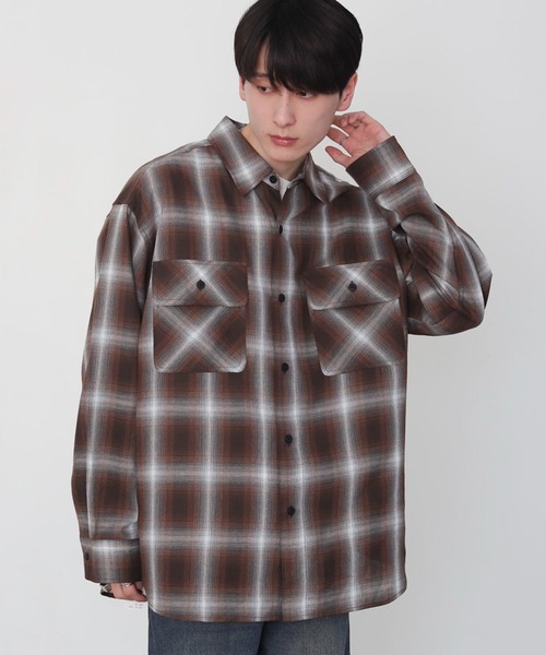 WEGO（ウィゴー）の「WEGO/【26年春新作】オンブレチェックシャツ（シャツ/ブラウス・メンズ・その他5/その他2/その他4/その他1/その他6/その他3・MEDIUM/LARGE/SMALL）」の15枚目の写真