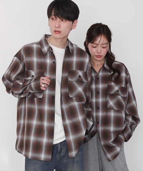 WEGO（ウィゴー）の「WEGO/【26年春新作】オンブレチェックシャツ（シャツ/ブラウス・メンズ・その他5/その他2/その他4/その他1/その他6/その他3・MEDIUM/LARGE/SMALL）」の14枚目の写真