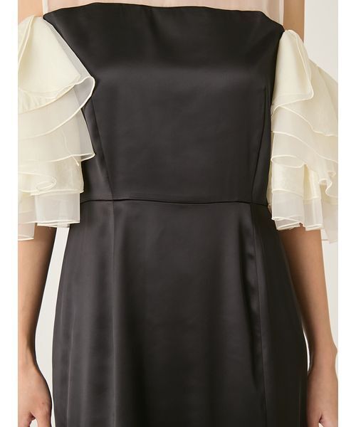 FRAY I.D（フレイアイディー）の「ラッフルスリーブドレス（ドレス・レディース・ブラック/グリーン/ベージュ・0/1）」の13枚目の写真