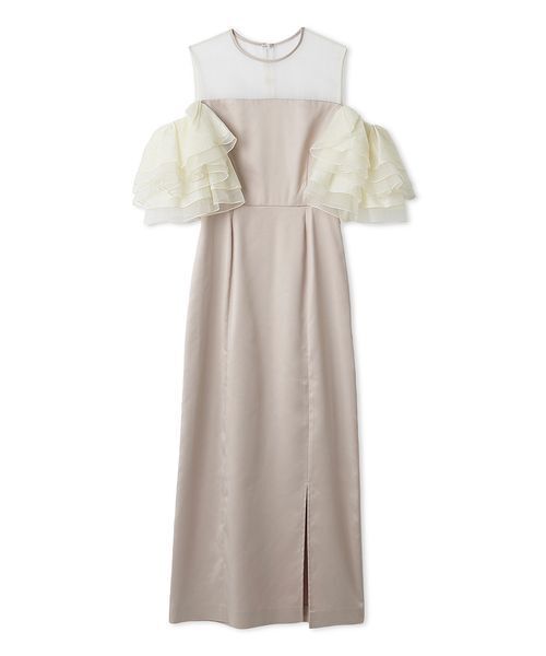 FRAY I.D（フレイアイディー）の「ラッフルスリーブドレス（ドレス・レディース・ブラック/グリーン/ベージュ・0/1）」の19枚目の写真