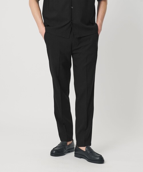 BEAUTY&YOUTH UNITED ARROWS(ビューティーアンドユースユナイテッドアローズ)の「【WEB限定 WARDROBE SMART】 Reflax ノープリーツ スラックス パンツ(スラックス・メンズ・ダークグレー/ベージュ/ブラック・XL/L/M/S)」の4枚目の写真