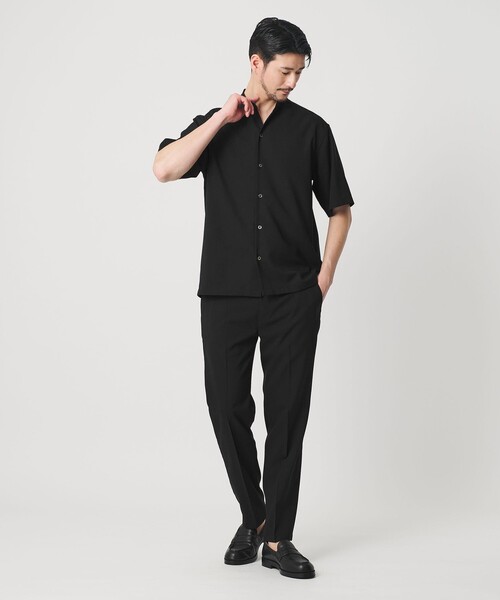 BEAUTY&YOUTH UNITED ARROWS(ビューティーアンドユースユナイテッドアローズ)の「【WEB限定 WARDROBE SMART】 Reflax ノープリーツ スラックス パンツ(スラックス・メンズ・ダークグレー/ベージュ/ブラック・XL/L/M/S)」の7枚目の写真