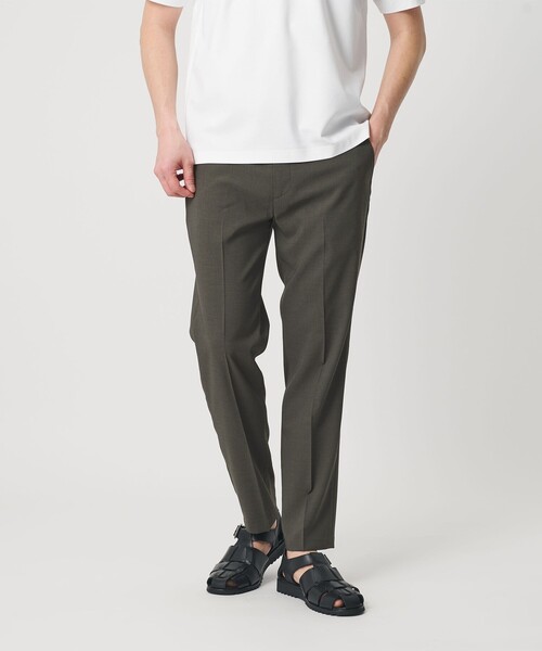 BEAUTY&YOUTH UNITED ARROWS(ビューティーアンドユースユナイテッドアローズ)の「【WEB限定 WARDROBE SMART】 Reflax ノープリーツ スラックス パンツ(スラックス・メンズ・ダークグレー/ベージュ/ブラック・XL/L/M/S)」の8枚目の写真
