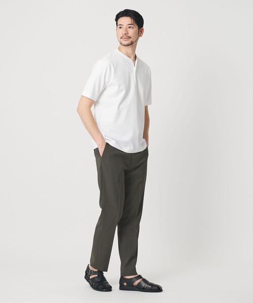 BEAUTY&YOUTH UNITED ARROWS(ビューティーアンドユースユナイテッドアローズ)の「【WEB限定 WARDROBE SMART】 Reflax ノープリーツ スラックス パンツ(スラックス・メンズ・ダークグレー/ベージュ/ブラック・XL/L/M/S)」の10枚目の写真