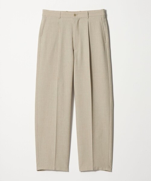 Steven Alan（スティーブンアラン）の「＜Steven Alan＞ P/LN アウト ワンプリーツ スラックス（スラックス・メンズ・ナチュラル/ブラック・S/M/L/XL）」の2枚目の写真