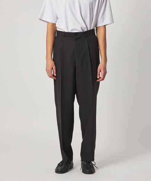 Steven Alan（スティーブンアラン）の「＜Steven Alan＞ P/LN アウト ワンプリーツ スラックス（スラックス・メンズ・ナチュラル/ブラック・S/M/L/XL）」の3枚目の写真