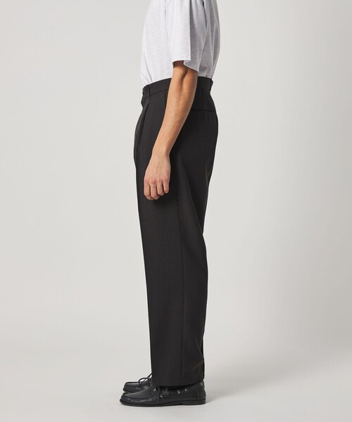 Steven Alan（スティーブンアラン）の「＜Steven Alan＞ P/LN アウト ワンプリーツ スラックス（スラックス・メンズ・ナチュラル/ブラック・S/M/L/XL）」の4枚目の写真