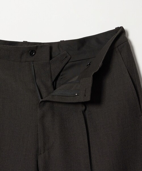 Steven Alan＞ P/LN アウト ワンプリーツ スラックス（スラックス
