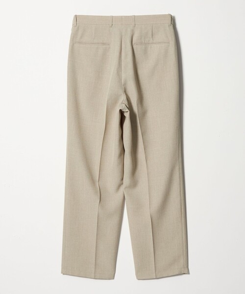 Steven Alan＞ P/LN アウト ワンプリーツ スラックス（スラックス