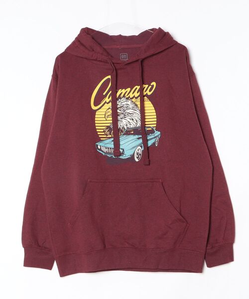 INNOCENT(イノセント)の「【T16】LONG SLEEVE FLEECE HOODIE H-HD91(パーカー・メンズ・レッド/ワイン系1/ワイン系2/グレー・X-LARGE/LARGE)」の3枚目の写真