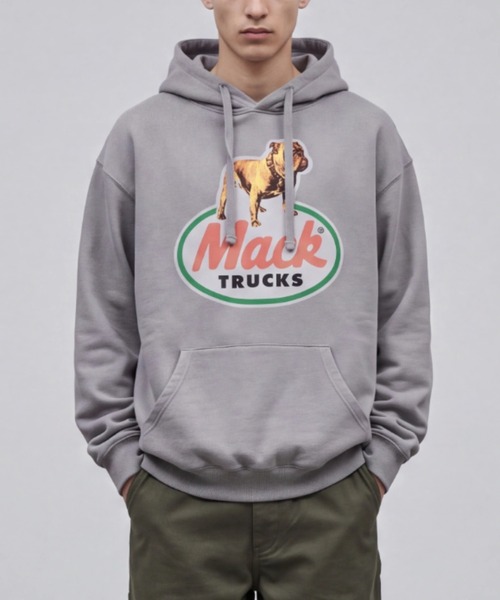 INNOCENT(イノセント)の「【T16】LONG SLEEVE FLEECE HOODIE H-HD91(パーカー・メンズ・レッド/ワイン系1/ワイン系2/グレー・X-LARGE/LARGE)」の1枚目の写真